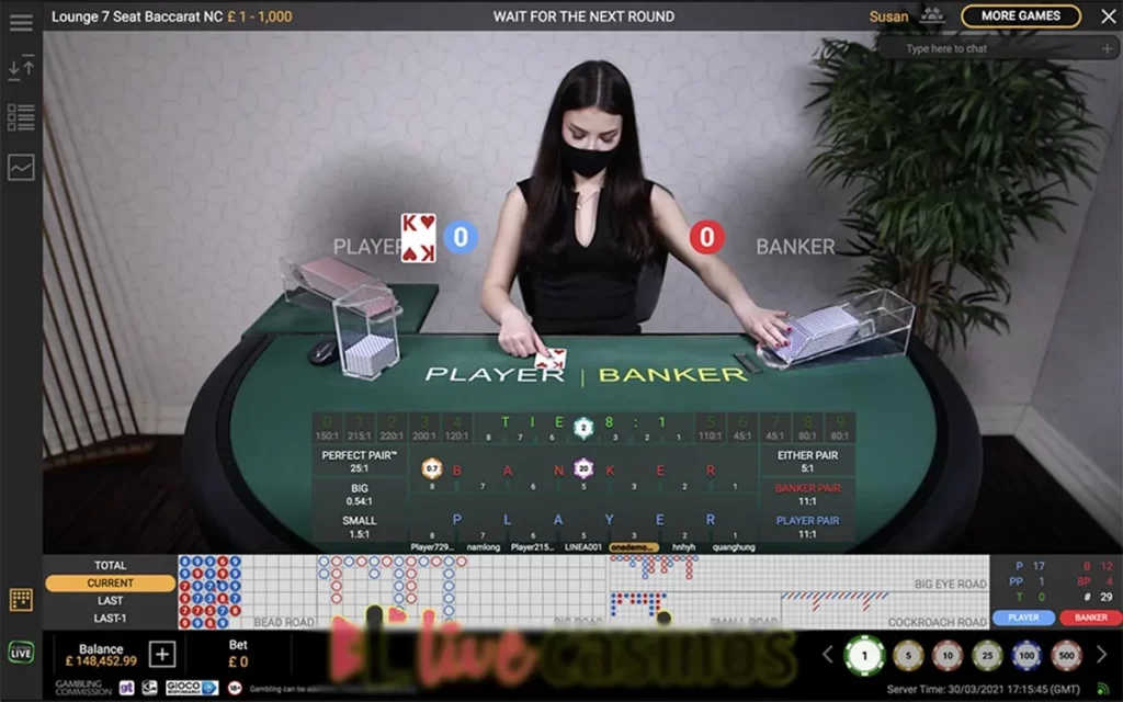 วิธีเล่น บาคาร่า Baccarat 7 Seat